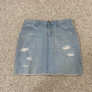 Children’s Place Girls Distressed Denim Skirt